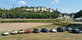 Classic car rally in Chinon France