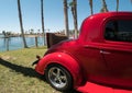 Classic car rumble seat Royalty Free Stock Photo