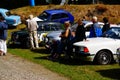 Classic car show in Kragero, Norway Royalty Free Stock Photo