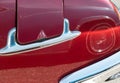 Classic car show and shine reflection Royalty Free Stock Photo