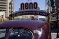 Hot August Nights in downtown Reno, Nevada
