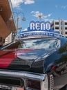 Hot August Nights in downtown Reno, Nevada Royalty Free Stock Photo