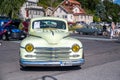 Classic car show in Valdemarsvik, Sweden Royalty Free Stock Photo