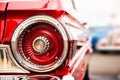 Classic car tail lights Royalty Free Stock Photo