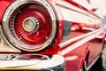 Classic car tail lights Royalty Free Stock Photo