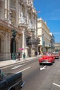 Classic cars in downtown Havana