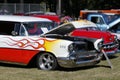 Classic Cars lined up at Rollin Oldies 50s in the Fall