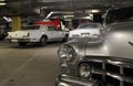 Classic cars in a row Royalty Free Stock Photo