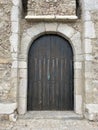 Classic Castle Door Entrance Royalty Free Stock Photo