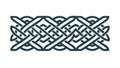 Classic Celtic Knot Interwoven Pattern, vector design Generative AI Royalty Free Stock Photo