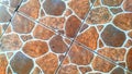 Classic ceramic tile surface texture