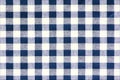 Classic checkered tablecloth texture Royalty Free Stock Photo