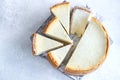 Classic cheesecake. Cream cheese cake. Royalty Free Stock Photo