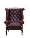 Classic Chesterfield luxury armchair Royalty Free Stock Photo