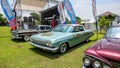 Classic Chevrolet Impala sedan in outdoor car show Royalty Free Stock Photo