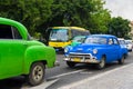 Classic Chevrolet in a street in Cuba