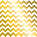 Classic chevron stripe glitter shimmer seamless vector pattern. Geometric zigzag line gold foil wrap event paper for Royalty Free Stock Photo