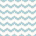 Classic chevron zigzag seamless pattern. Memphis group style pastel blue colors vector gentle background