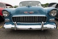 1955 Classic Blue Chevy 210 Sport Coupe Royalty Free Stock Photo