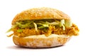 Classic Chicken Burger Royalty Free Stock Photo