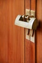 Classic Chinese chest and door lock Royalty Free Stock Photo