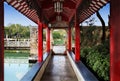 Classic Chinese Corridor in Guilin China