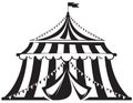 Classic circus tent Royalty Free Stock Photo