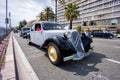 Classic Citroen car iin Nice during a parade