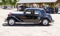 Classic Citroen Traction Avant parked in the province of Zamora, Spain. Royalty Free Stock Photo