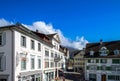 Classic city architecture of Switzerland street view