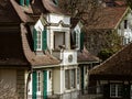 Classic city architecture of Switzerland street view