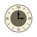 Classic Clock Design Illustration