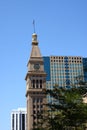 Classic Clock Tower in Denver Royalty Free Stock Photo