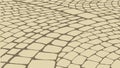 Classic Cobblestone Path or Pavement Texture, vector design Generative AI Royalty Free Stock Photo