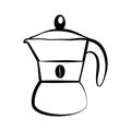 Classic coffee maker icon