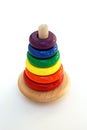 Classic colorful baby wooden toy Royalty Free Stock Photo