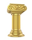 Classic Columns Isolated Royalty Free Stock Photo