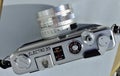 Classic Yashica Rangefinder GSN camera Royalty Free Stock Photo