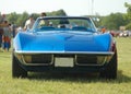 Classic convertible muscle car Royalty Free Stock Photo
