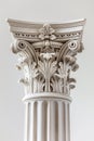 Classic Corinthian Column Capital Royalty Free Stock Photo