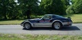 Classic 1978 Corvette C3 Indianapolis 500 Pace Car on country road. Royalty Free Stock Photo