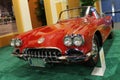 Classic Corvette on display Royalty Free Stock Photo