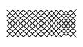 Classic Crosshatch Lattice Pattern, vector design Generative AI Royalty Free Stock Photo