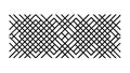 Classic crosshatch linear textured pattern, vector design Generative AI Royalty Free Stock Photo