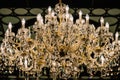 Classic Crystal Chandelier On Ceiling