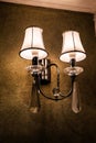 Classic crystal wall lamp