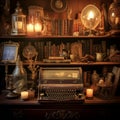 Classic Curiosities in Retro and Vintage Art Style