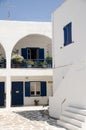 Classic Cyclades architecture Ios Greek Island Royalty Free Stock Photo