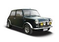 Mini Cooper classic isolated Royalty Free Stock Photo