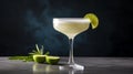 Classic daiquiri cocktail with rum Royalty Free Stock Photo